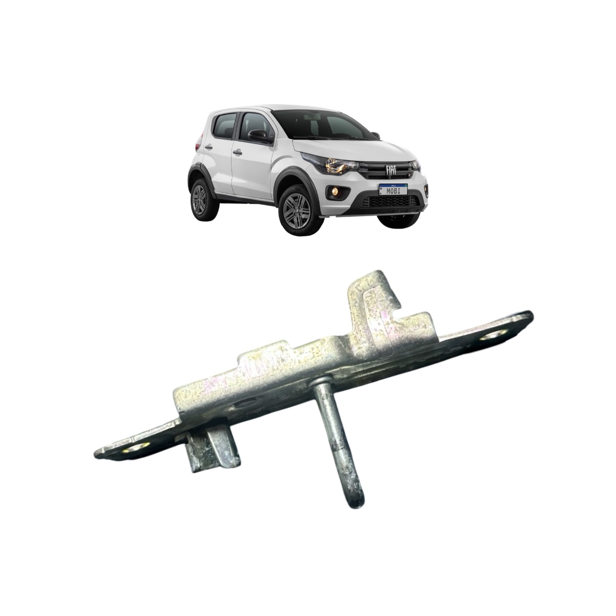 Batente Tampa Traseira Porta Malas  Fiat Mobi 2016-2025 Orig - Imagem 3