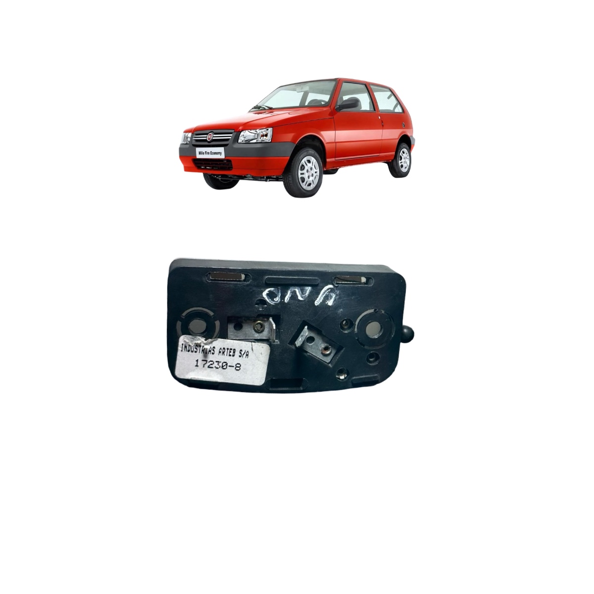 Lanterna Luz De Teto Fiat Uno 1984-2013 Original C/AVARIA - Imagem 4
