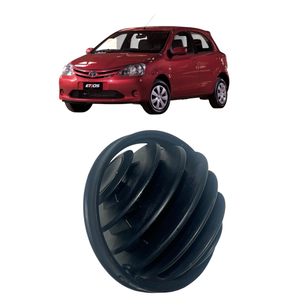 Difusor Ar Condicionado Painel Central Toyota Etios Original