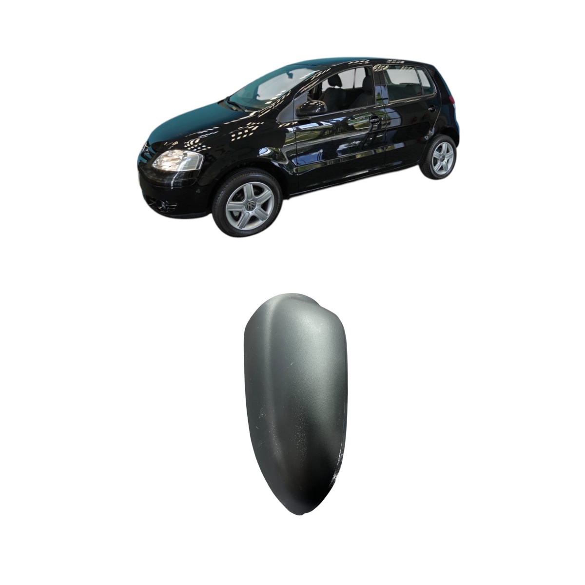 Capa Retrovisor Esquerda vw fox 2004/2009 5z08575381 - Imagem 3