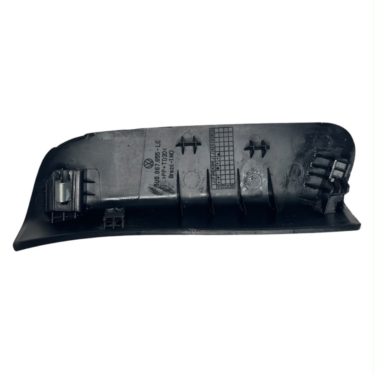 Moldura Interna Porta Esquerda Vw Gol Preto 2014/22 - Imagem 2