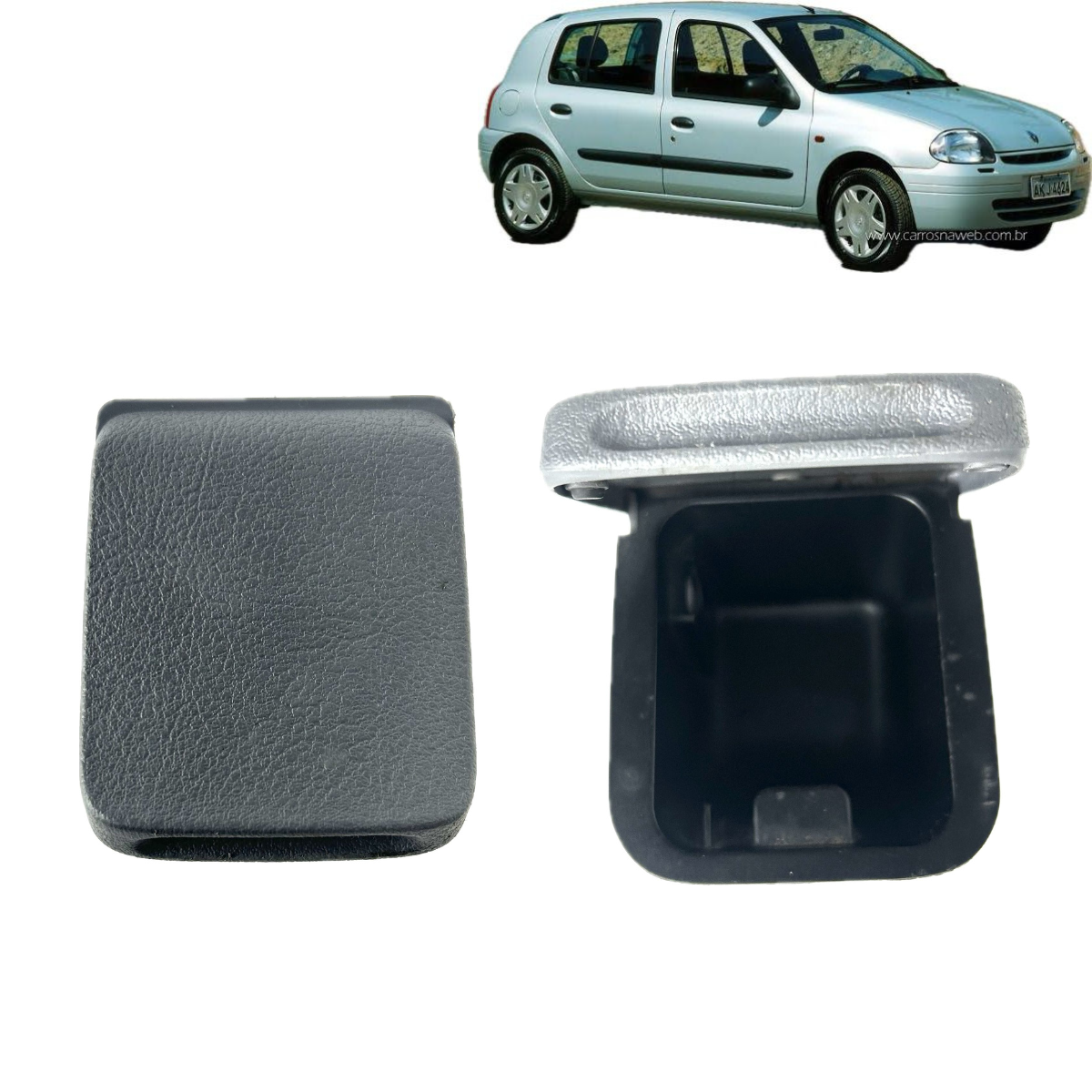 Porta Treco Cinzeiro Renault Clio RN 1.0 16V 2002 2003 - Imagem 1