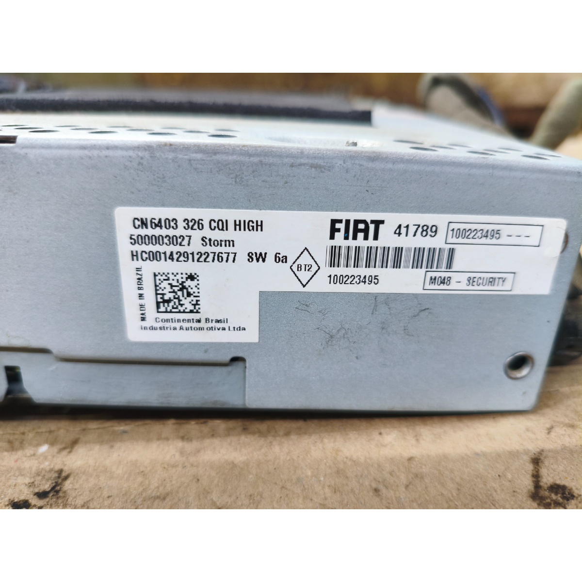 Rádio Som Connect Original Fiat Grand Siena 2012 - Imagem 4