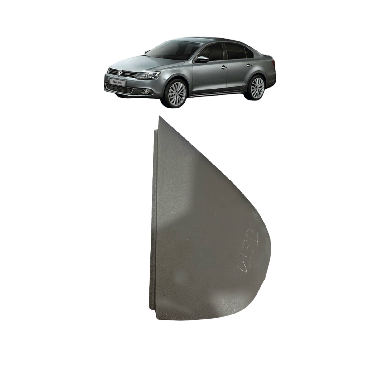 Acabamento Lateral Direita Painel Jetta 2011 2017 5c6858248 - Imagem 1