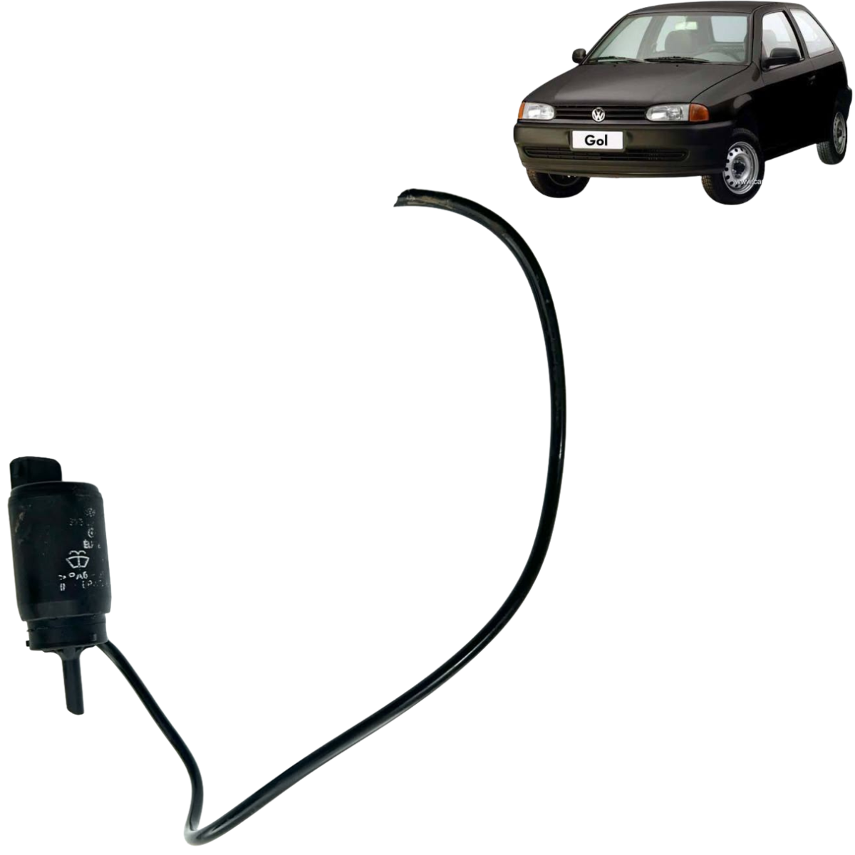 Motor de Esguicho do Limpador de Para-brisa Gol 2001
