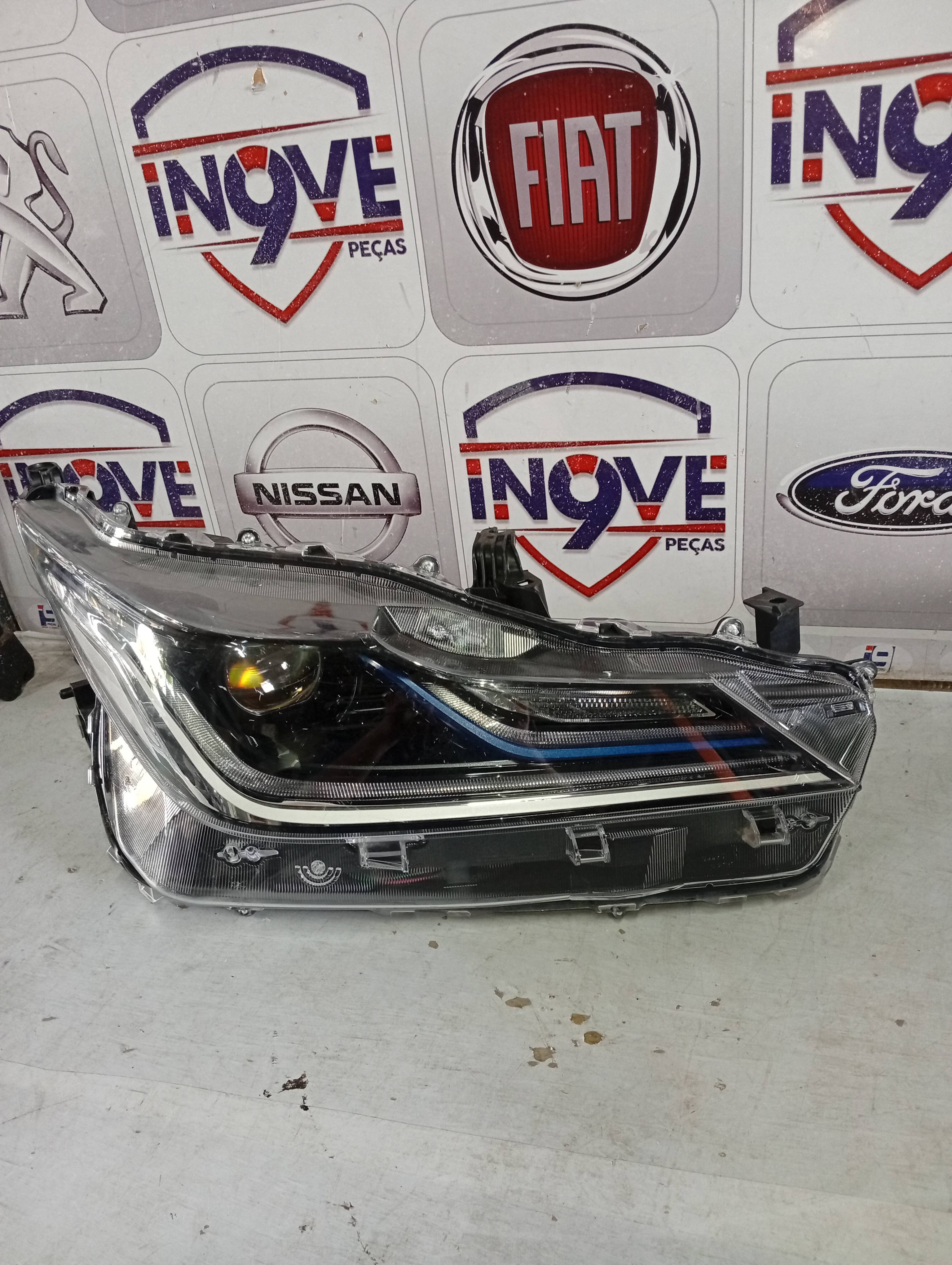 Farol Toyota Corolla Híbrido LED 2020 a 2024 Friso Azul - Imagem 3