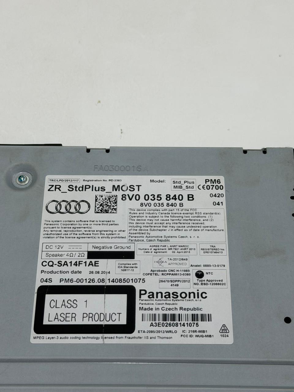 Mib Multimídia Audi A3 Sportback 8V0035840B - Imagem 6