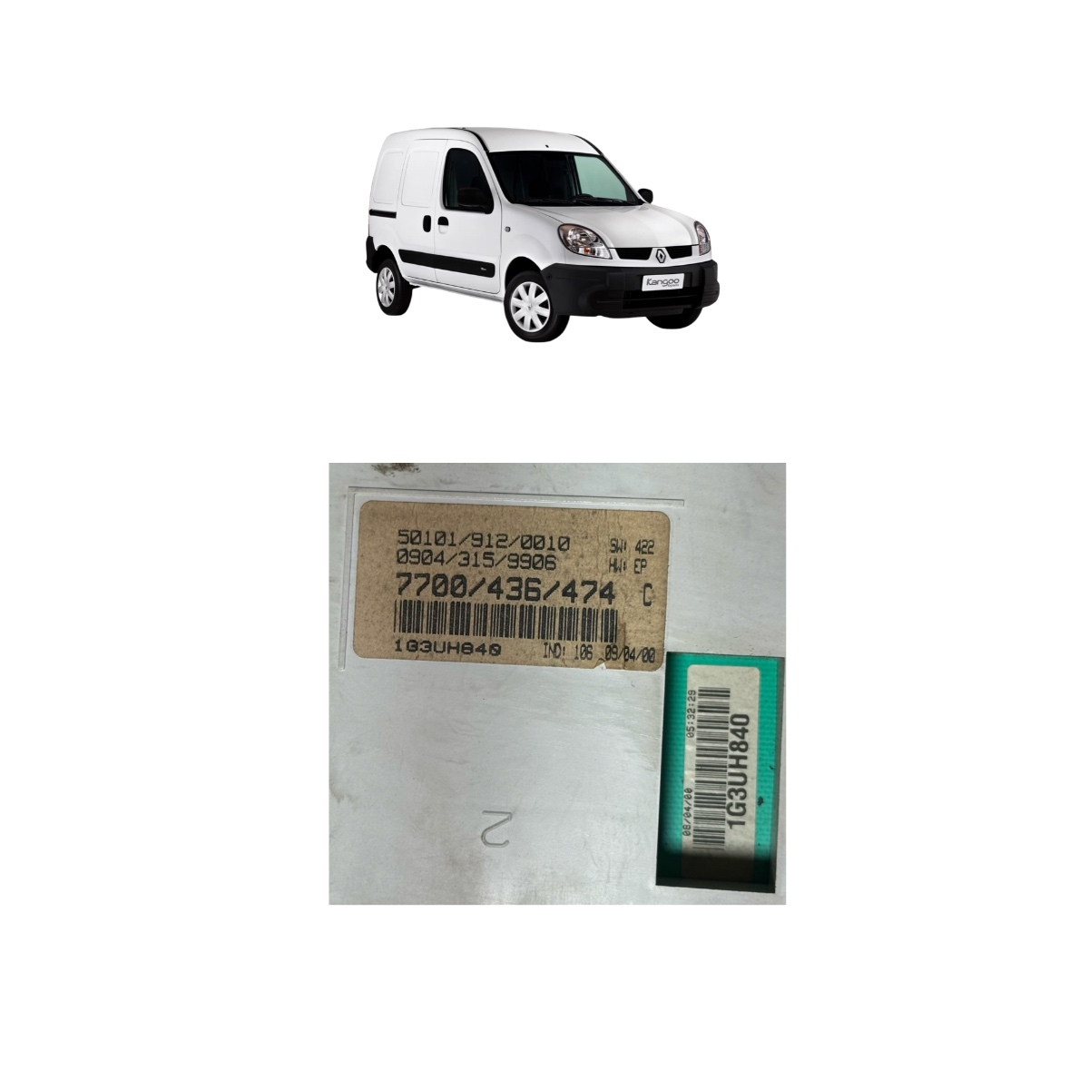Painel Instrumentos Kangoo 1.6 8V 1997 A 2006 7700436474 - Imagem 5