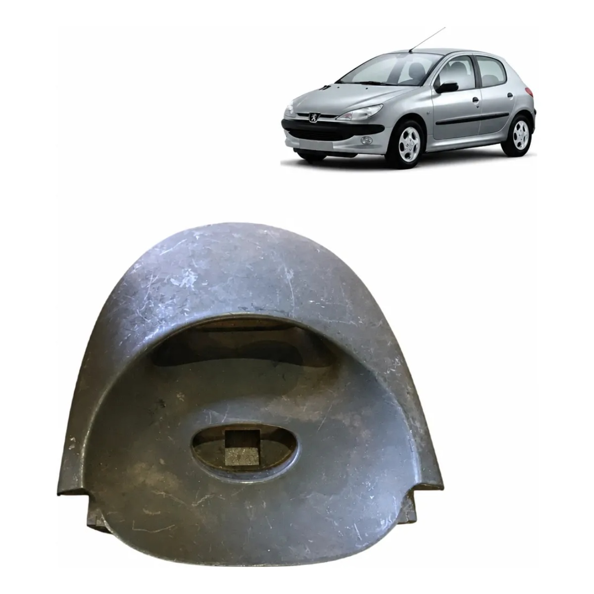 Moldura Superior Central Painel Peugeot 206 99/10 9637385877