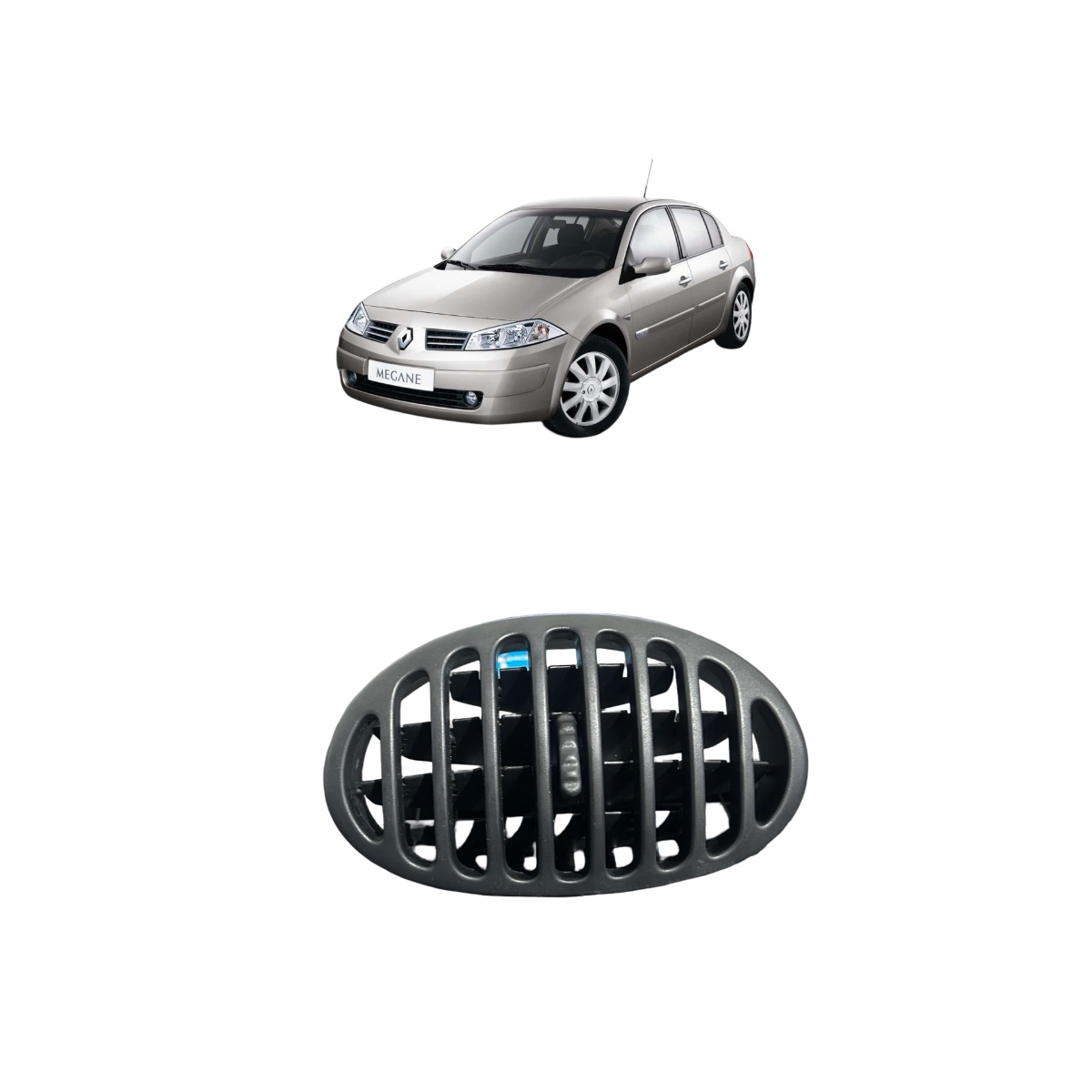 Difusor Do Painel Lado Esquerdo Renault Megane 2001/2003 - Imagem 3