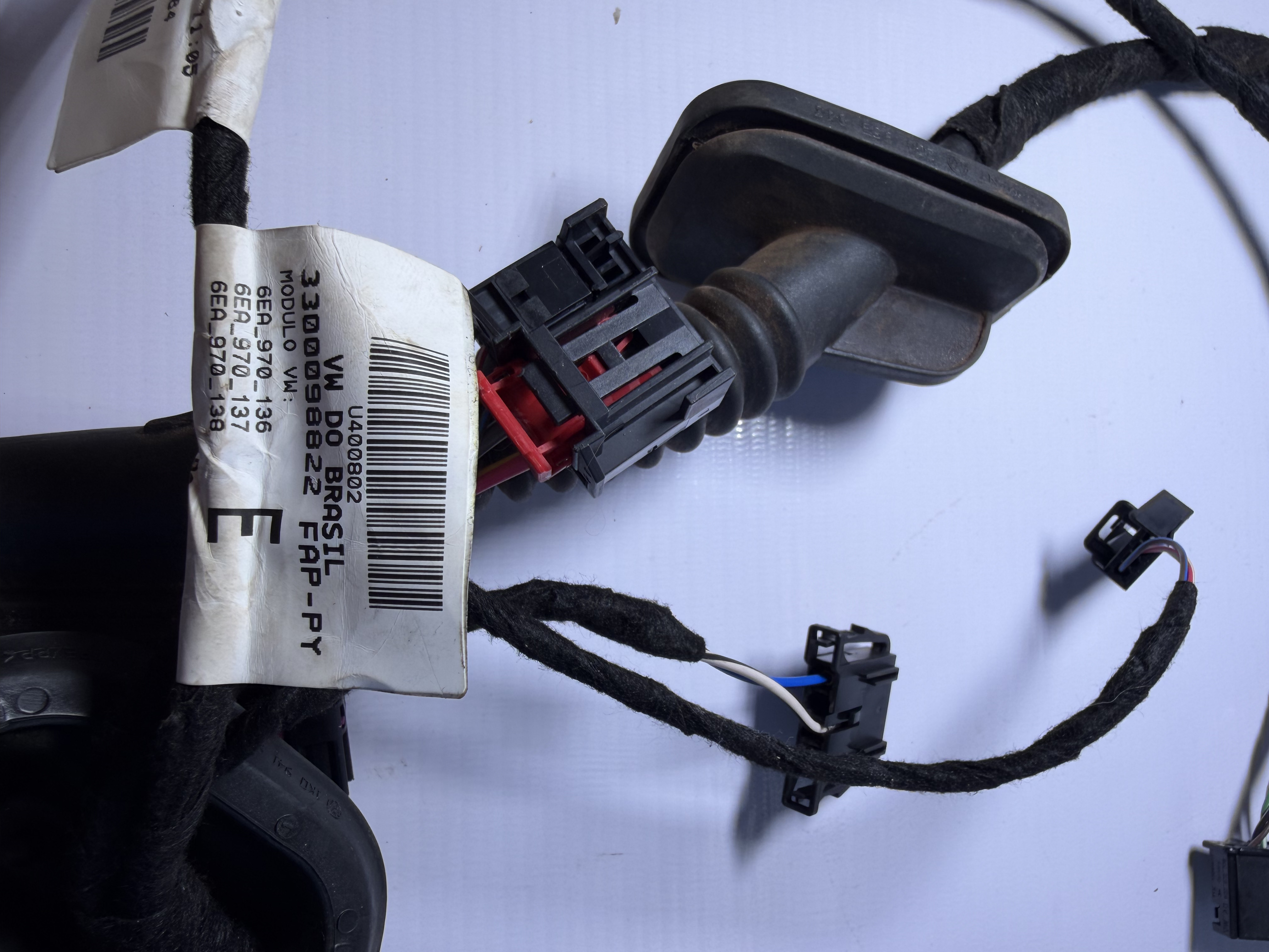 Chicote Porta Traseira Esquerda VW Polo 6EA970136