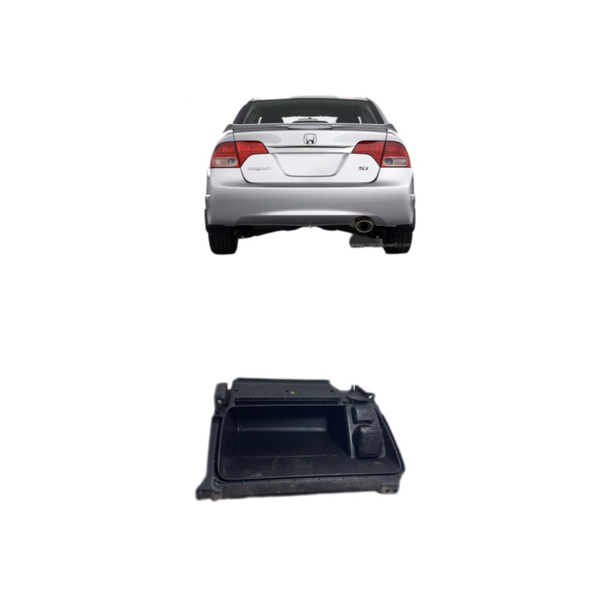 Moldura Porta Objeto Painel Honda Civic 2009 2010 2011