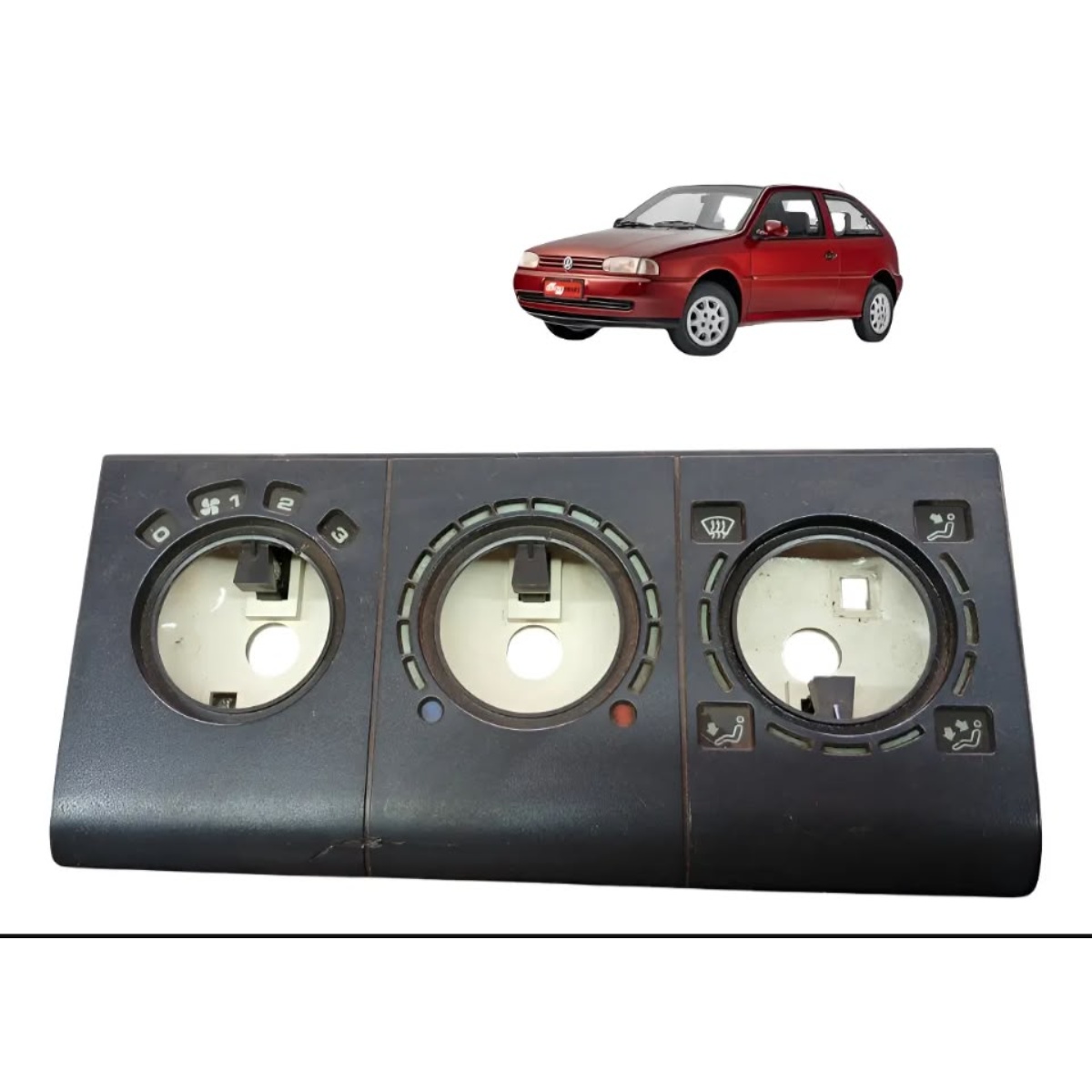 Moldura Comando Ar Ventilador Bola G2Bw Gol 1994 A 1999