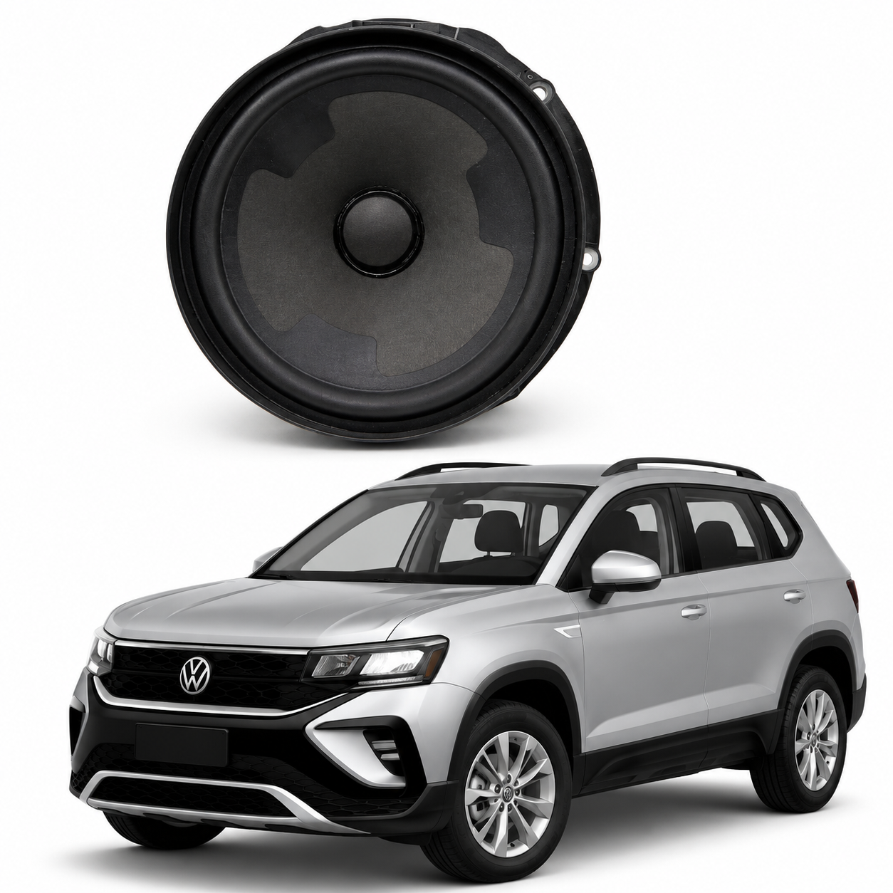 Alto Falante Porta Traseira Volkswagen Taos 2022 2023 2024 - Imagem 1