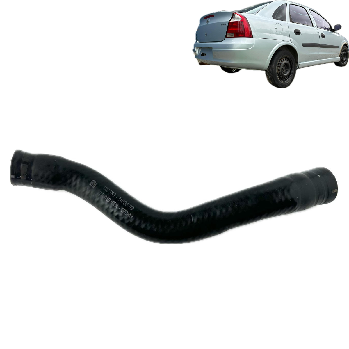 Mangueira Inferior Radiador Corsa Sedan 1.0 2004 original GM - Imagem 1