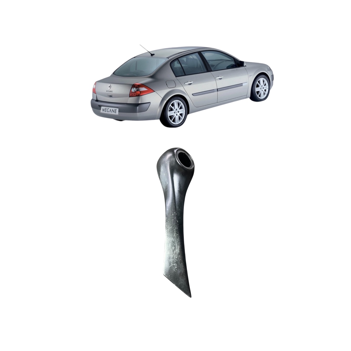 Moldura botão de vidro dianteiro direito Renault megane 7/12