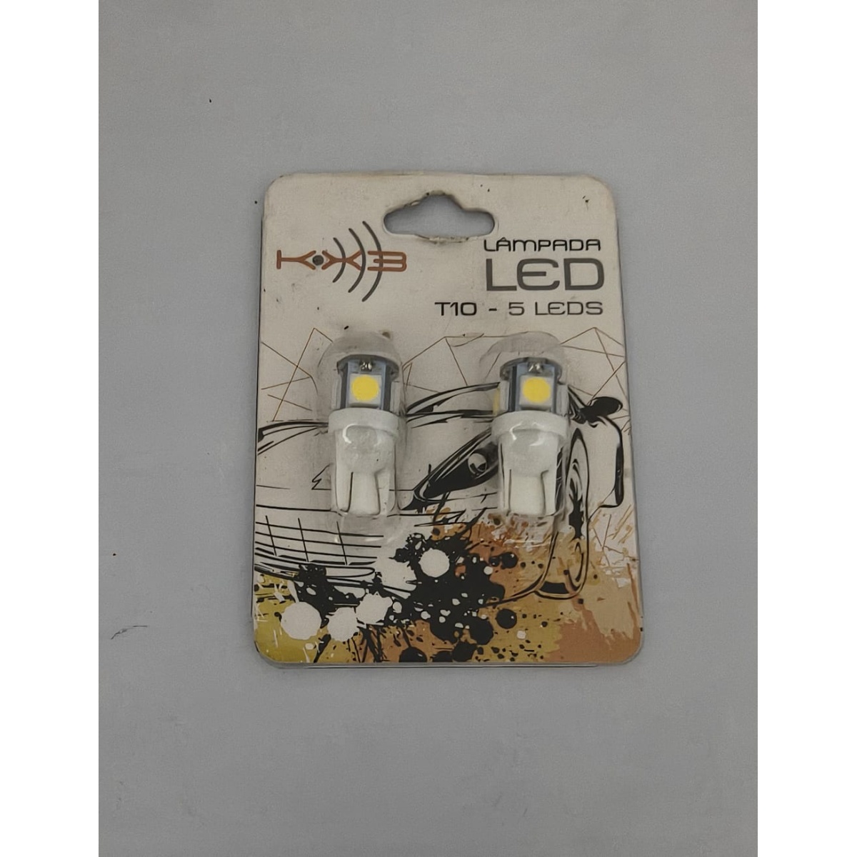 Lampada 05 Leds t10 pingão 12v - Imagem 1