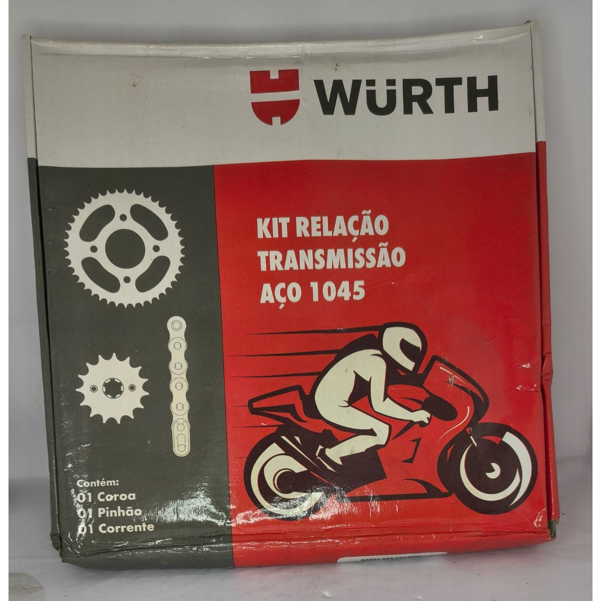 Kit Relação NXR 150 Bros 50/17-428H-130L  WURTH - Imagem 1