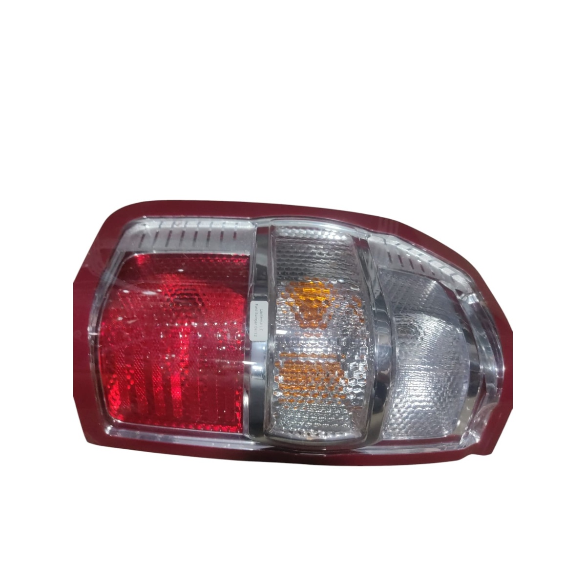 Lanterna L.e Ford Ranger 09/12 Original (com Circuito) Ambos Lados Vermelho/transparente - Imagem 2