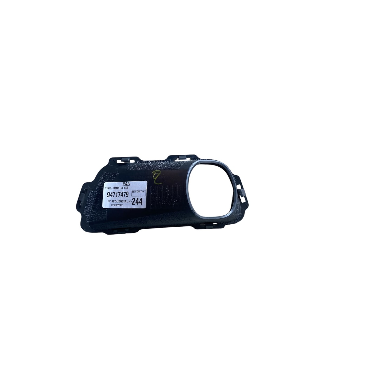 Moldura Do Farol De Milha, Original Para Chevrolet S10 Preto Direito - Imagem 2