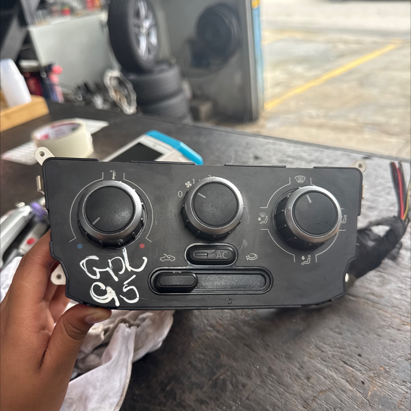 Comando Do Ar Condicionado Gol G5 - Imagem 1