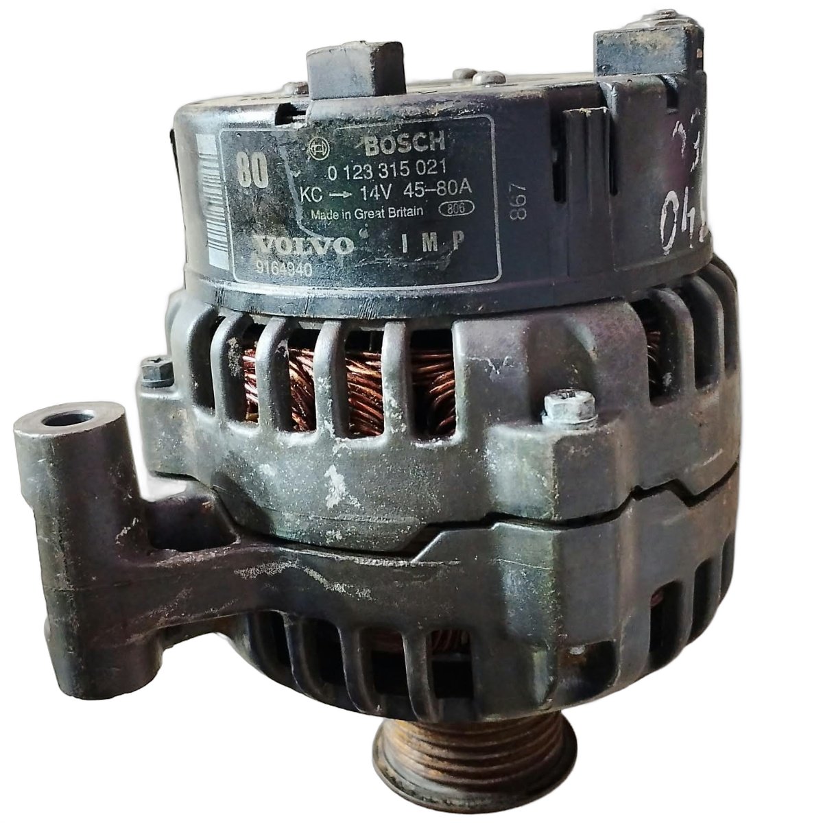Alternador Volvo V40 S40 1997 80A 14V 0123315021 - Imagem 3