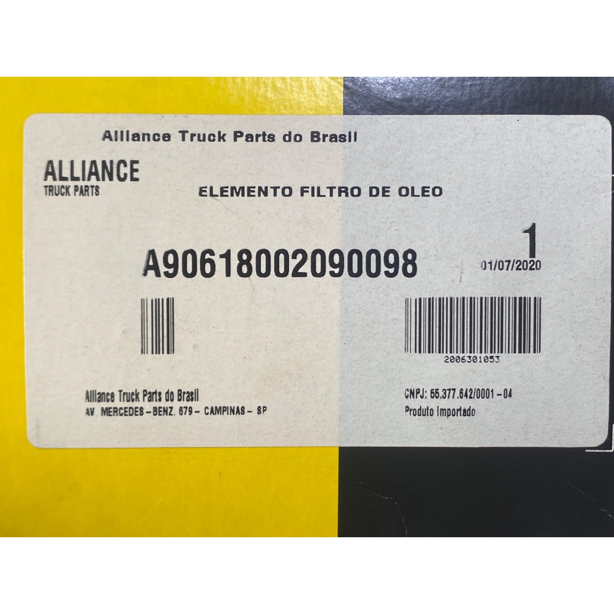 Elemento Filtro Lubrificante De Óleo MBenz OM906 e OM926 - Imagem 5