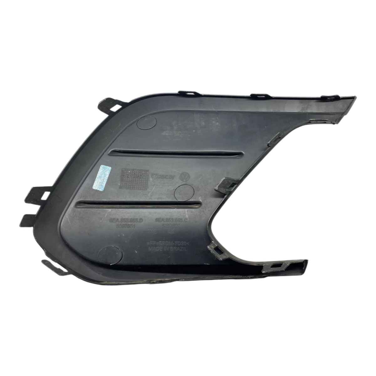 moldura farol milha esquerdo vw polo 2023 2025 oem - Imagem 3