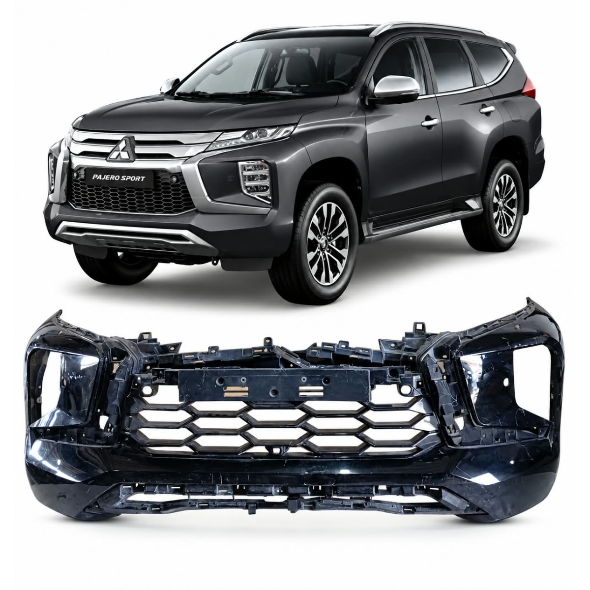 Parachoque Dianteiro Pajero Sport 2021 2022 2023 2024