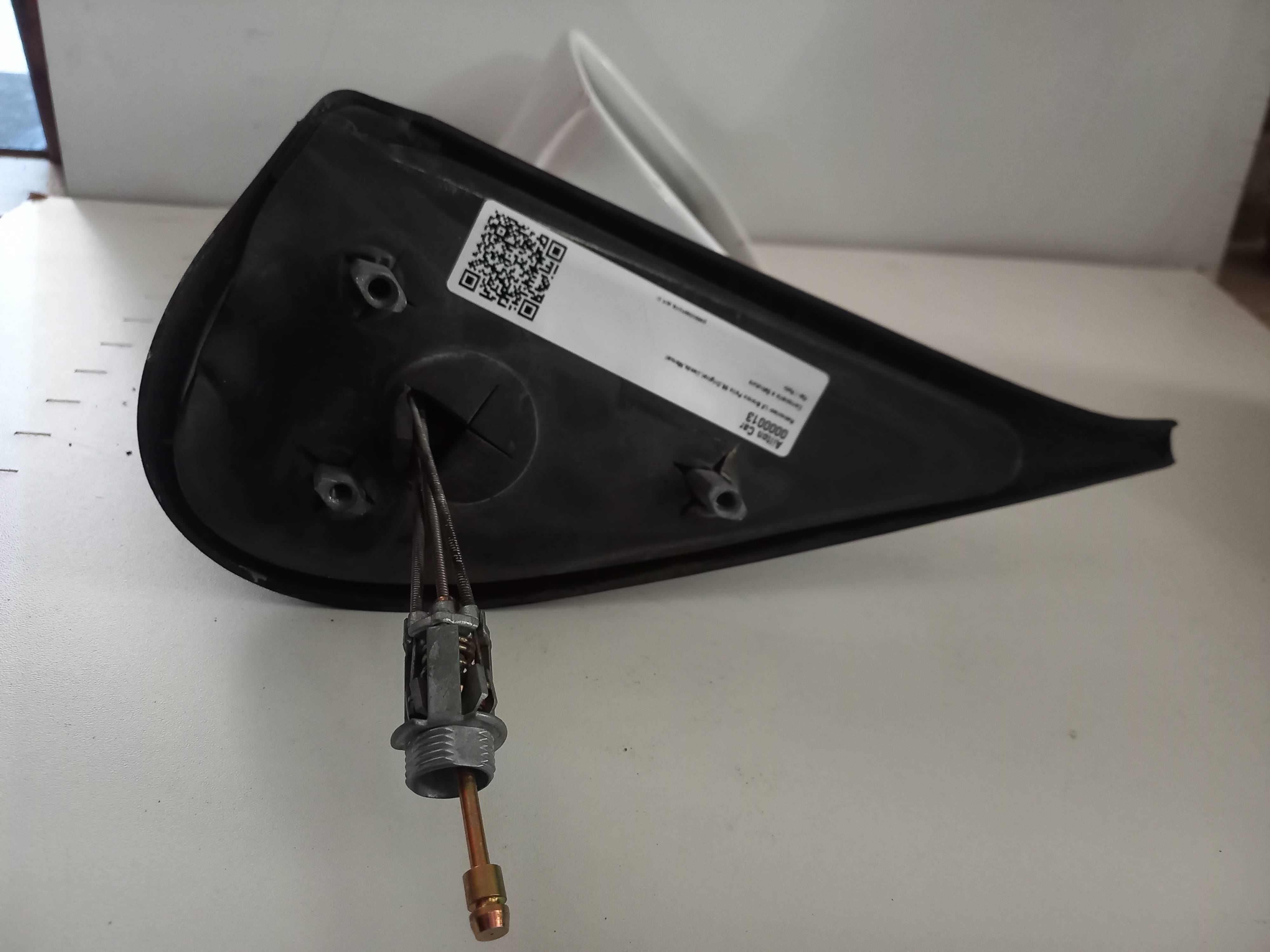Retrovisor LE Branco Palio 98,Original,Usado,Manual - Imagem 2