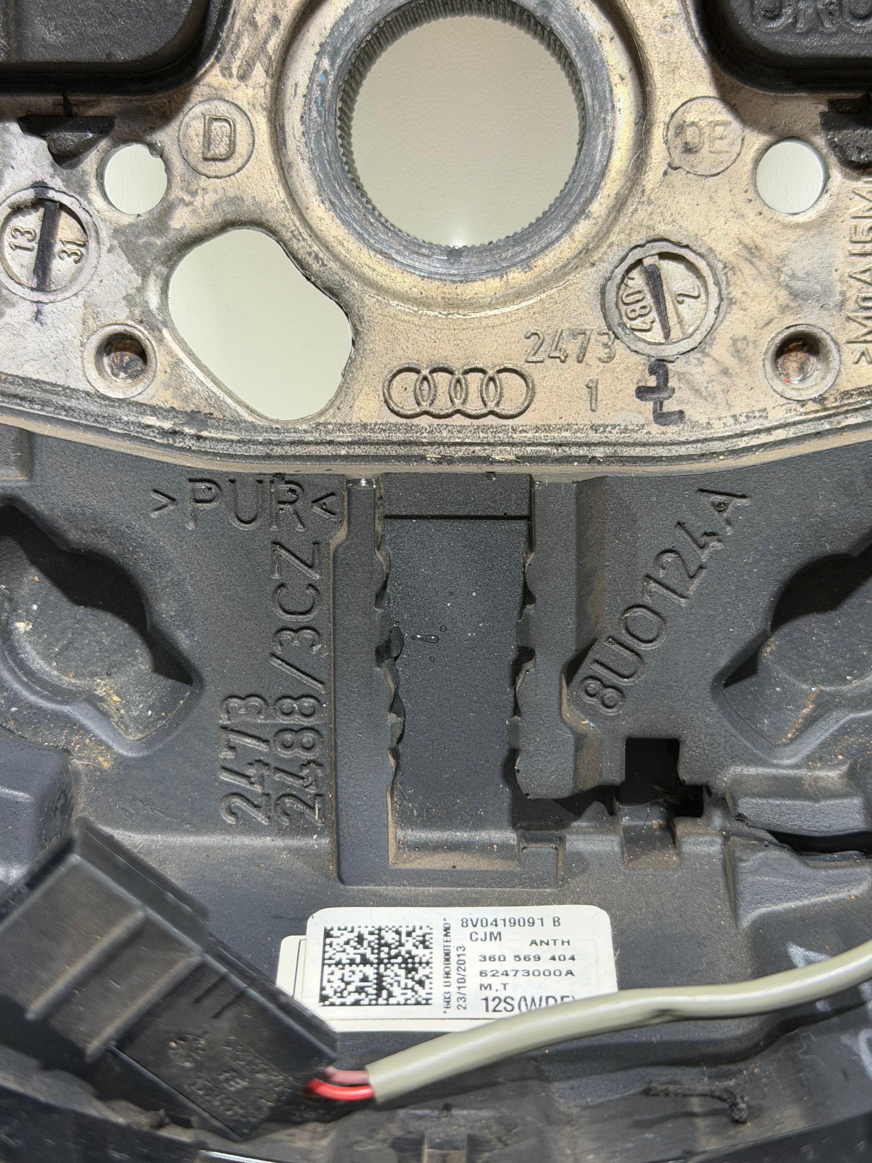 Volante Audi A3 Sedan 1.8 TFSI 2014 8V0419091B - Imagem 4