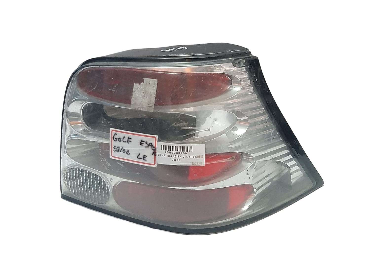 LANTERNA TRASEIRA GOLF 1999/2007 ALTEZZA CROMADA LE USADA  @