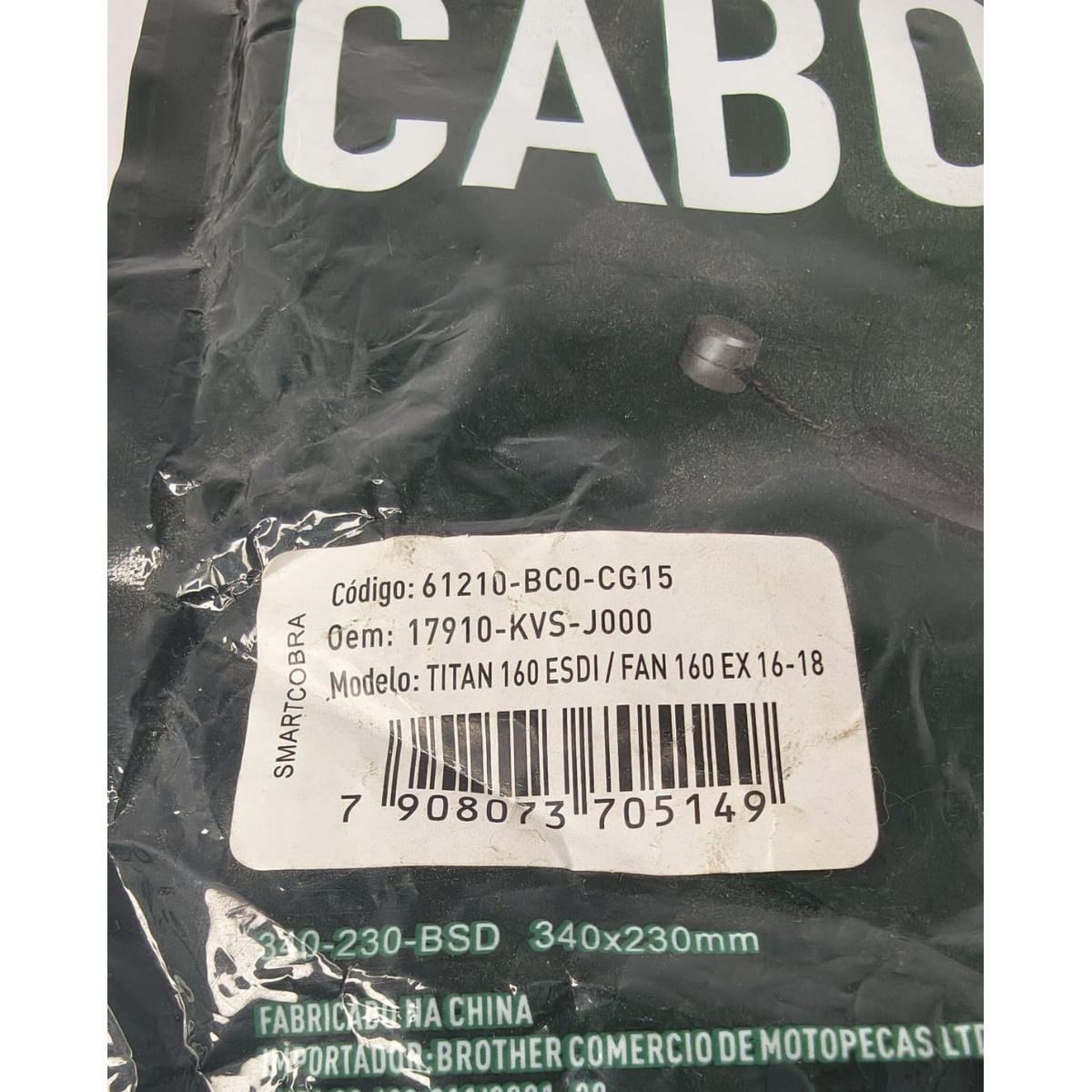 Cabo A de acelerador Titan160 - Imagem 1