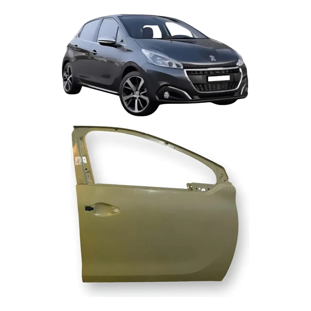Porta Dianteira Direita Peugeot 208