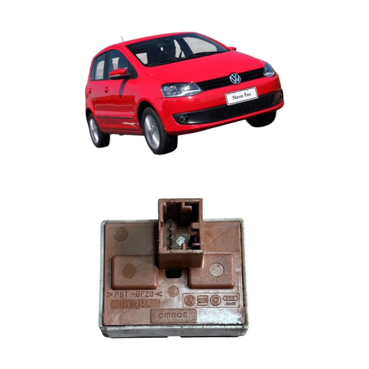 Botao interruptor duplo vidro eletrico traseiro Vw fox