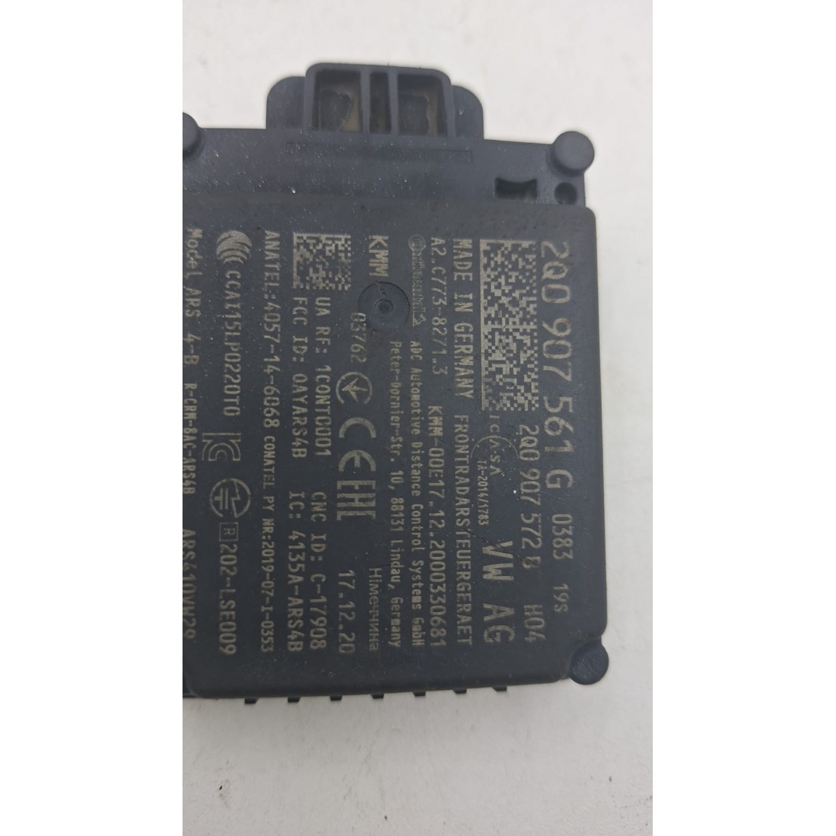 Módulo Radar ACC Volkswagen Nivus T-Cross 2q0907561g
