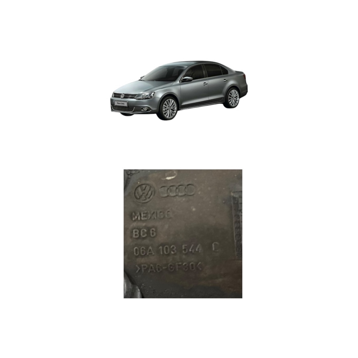 Defletor Óleo Cabeçote Vw Jetta Golf Passat 2.0 2014 - Imagem 5