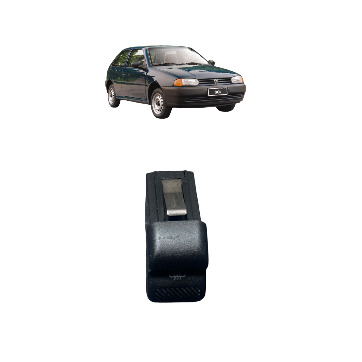 Botao Desembaçador Original Vw Gol Parati G3 2004 377959621c