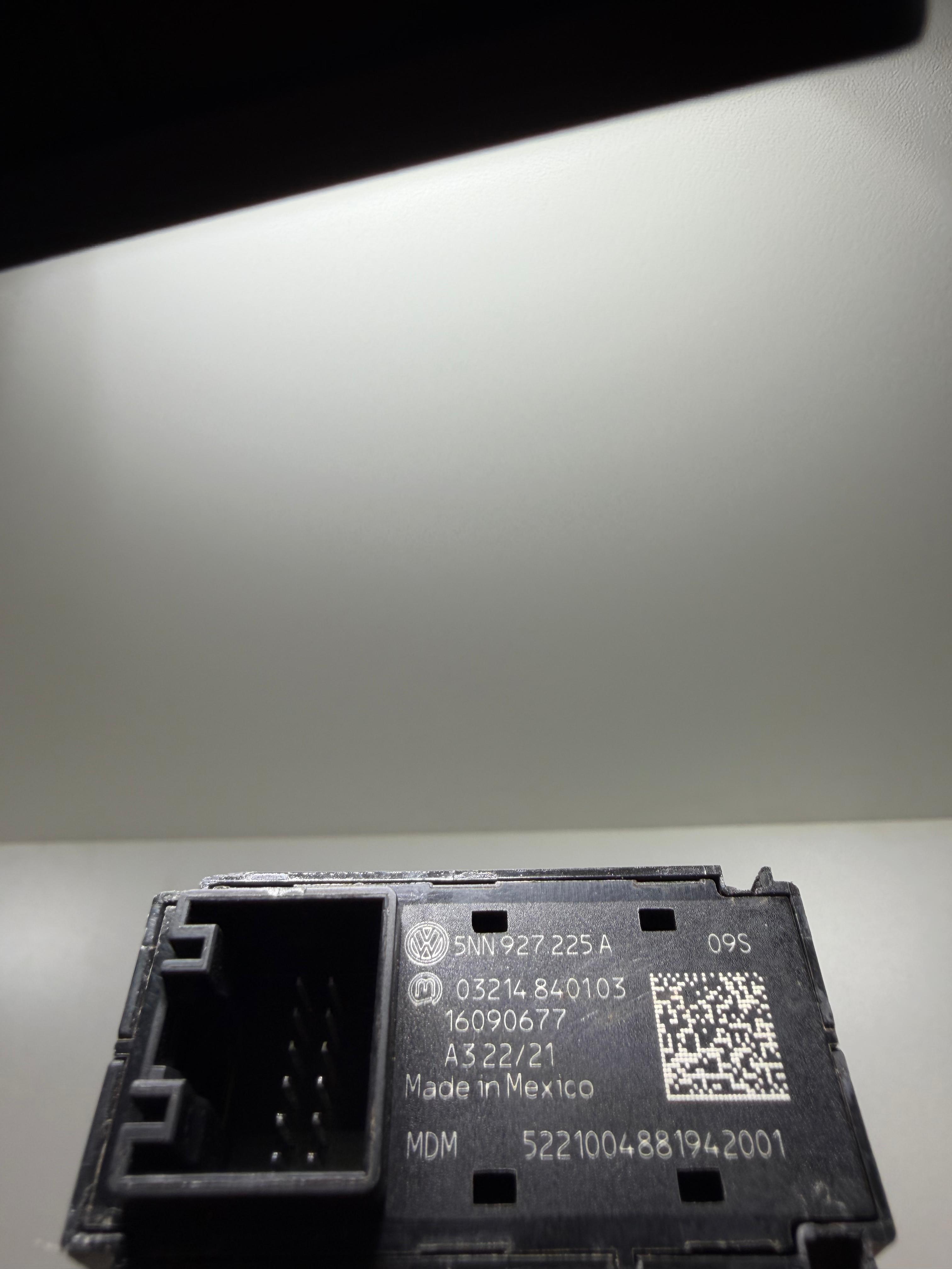 Botão Do Freio De Mão Vw 2019 Até 2023 Original 5NN927225A - Imagem 4