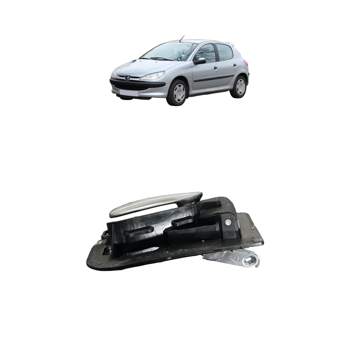 Maçaneta Interna Dianteira/traseira Peugeot 206 9623698077 - Imagem 3