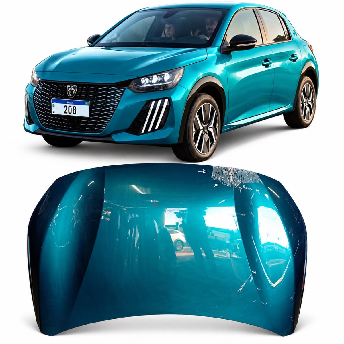 Capo Peugeot 208 21/26 9831564180 Usado Com Recuperaçao