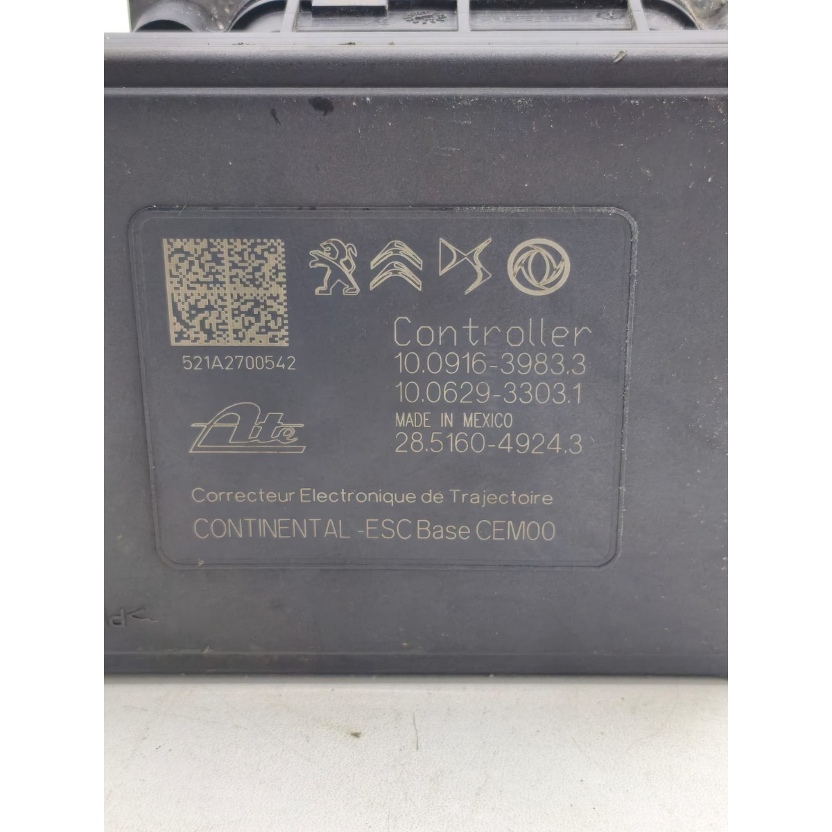 Modulo Abs 9836177780 10091639833 Peugeot 208 022 - Imagem 6
