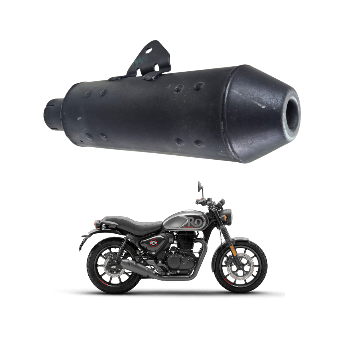 PONTEIRA ESCAPAMENTO HUNTER 350 2024 IN.