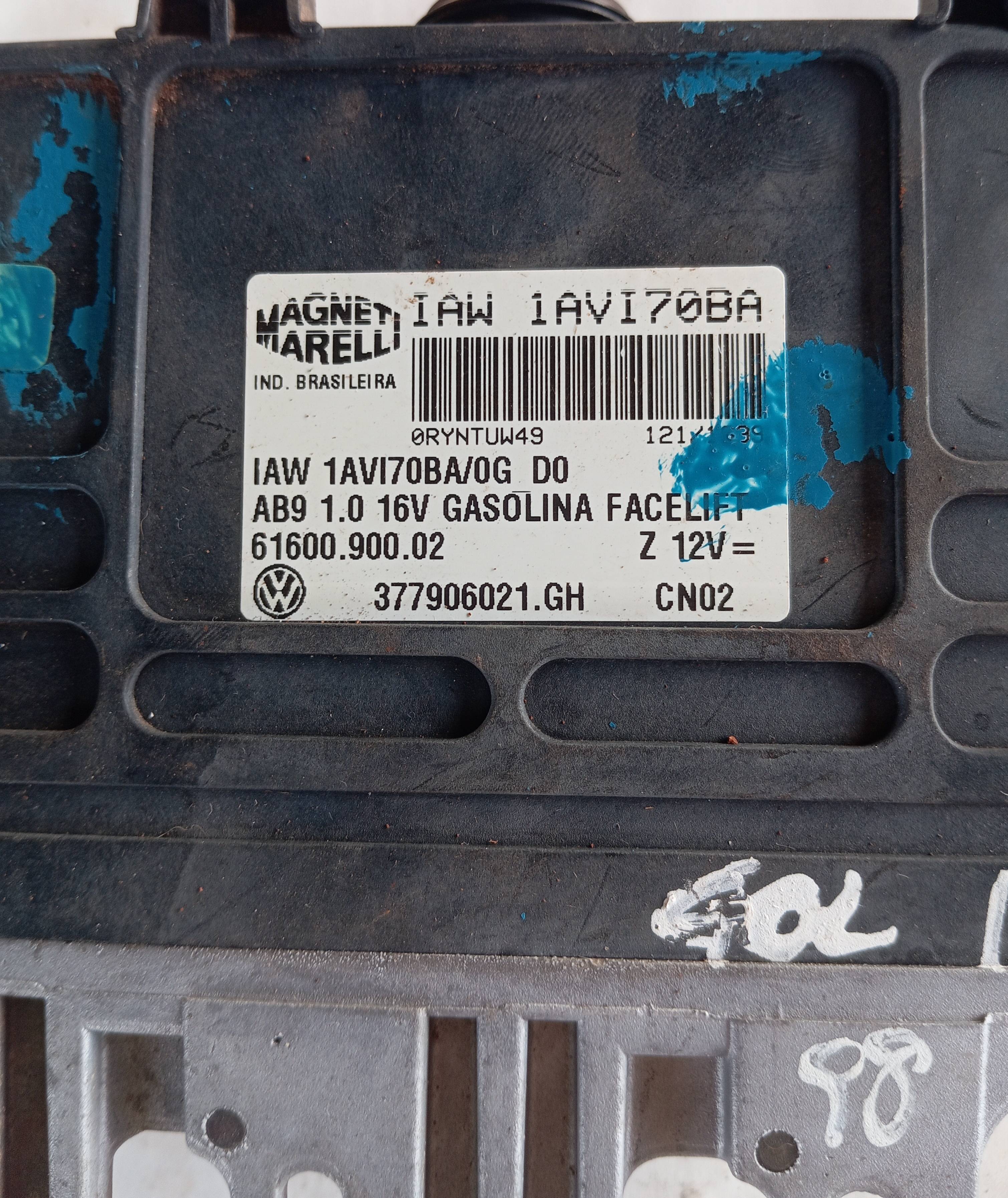 Módulo de Injeção Volkswagen Gol 1.0 16v Gas - Imagem 1