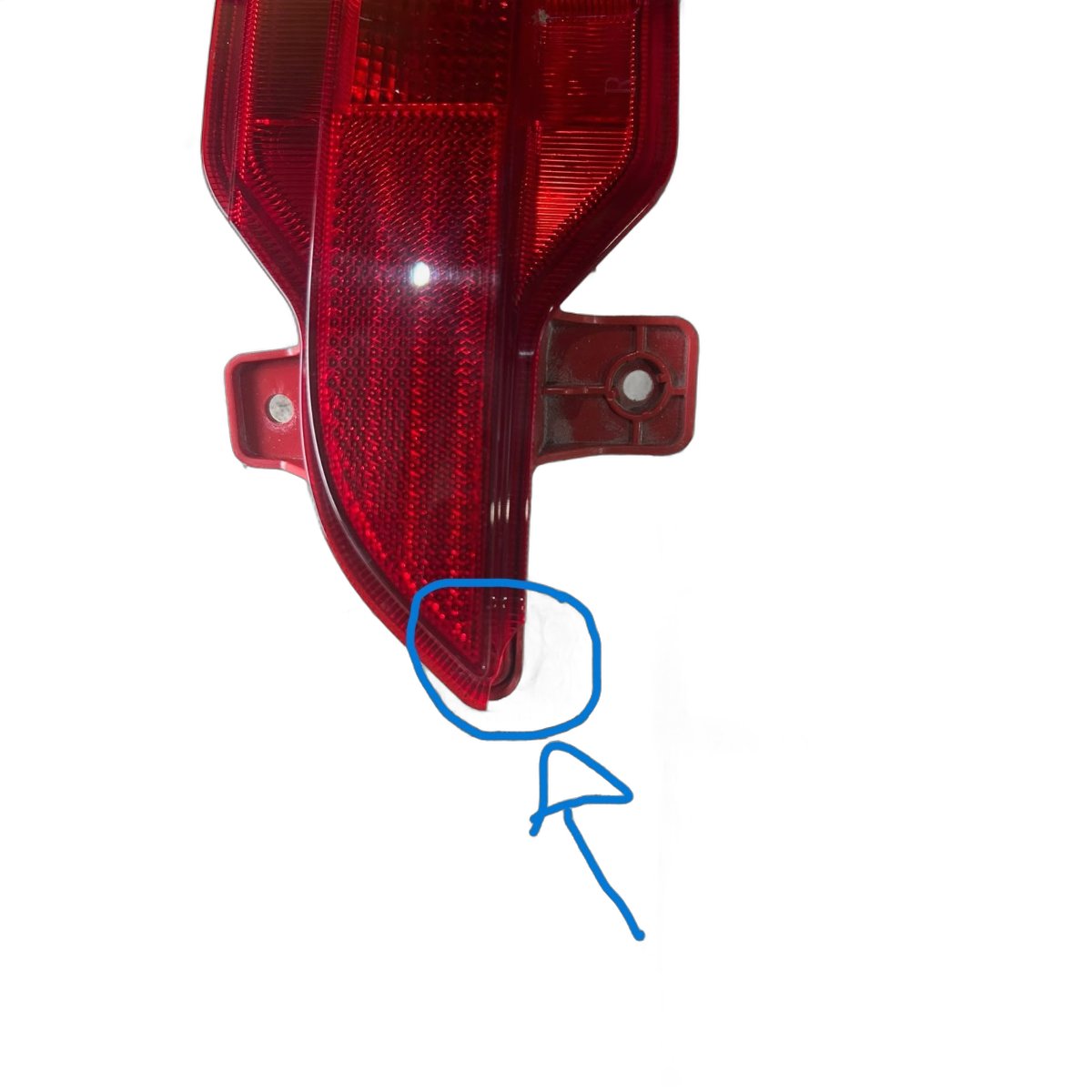 Refletor Parachoque Direito Tiggo 7 2022/2025 ORIGINAL usado - Imagem 3