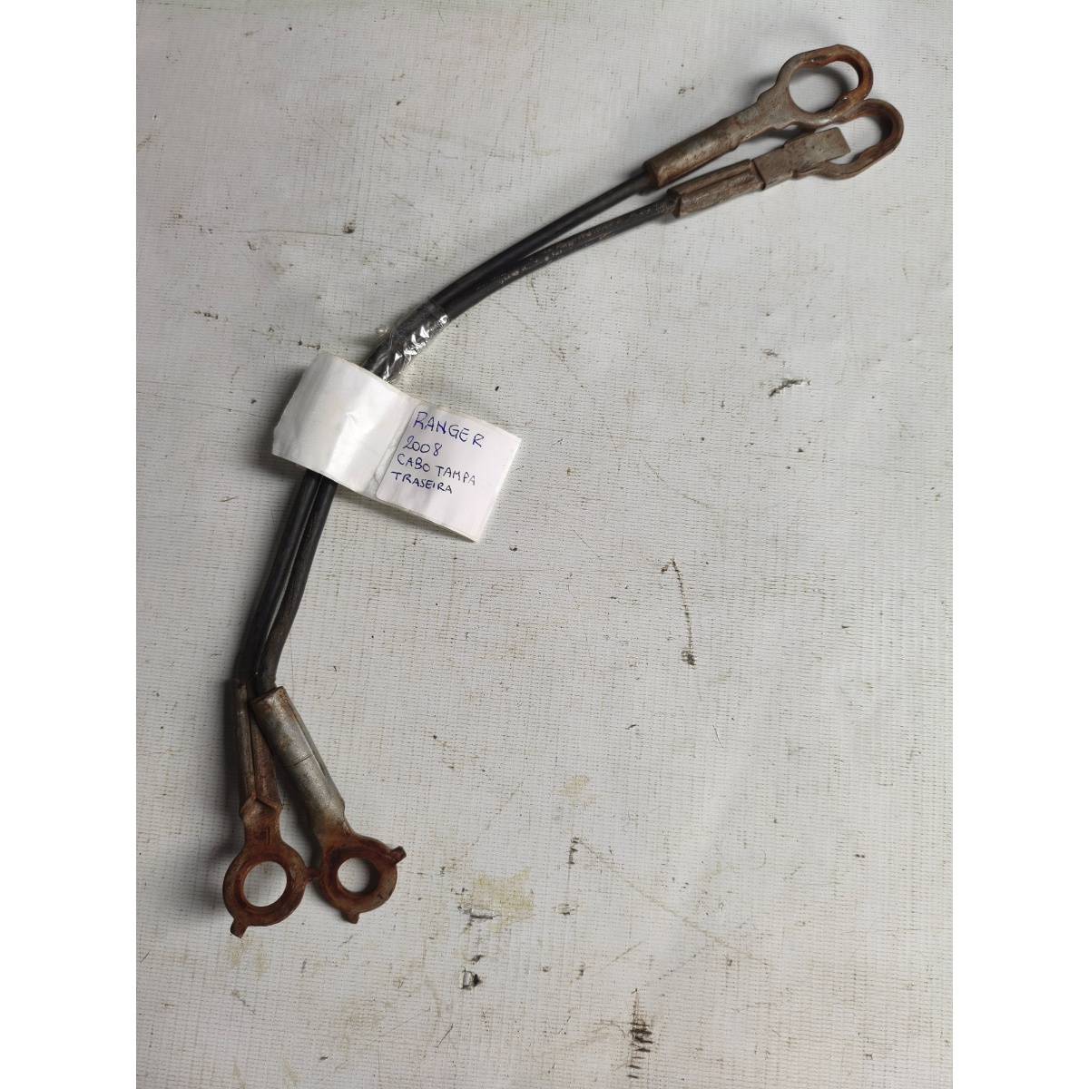 Par Cabo Tampa Traseira Ford Ranger 2008 2009 2010 2011 - Imagem 2