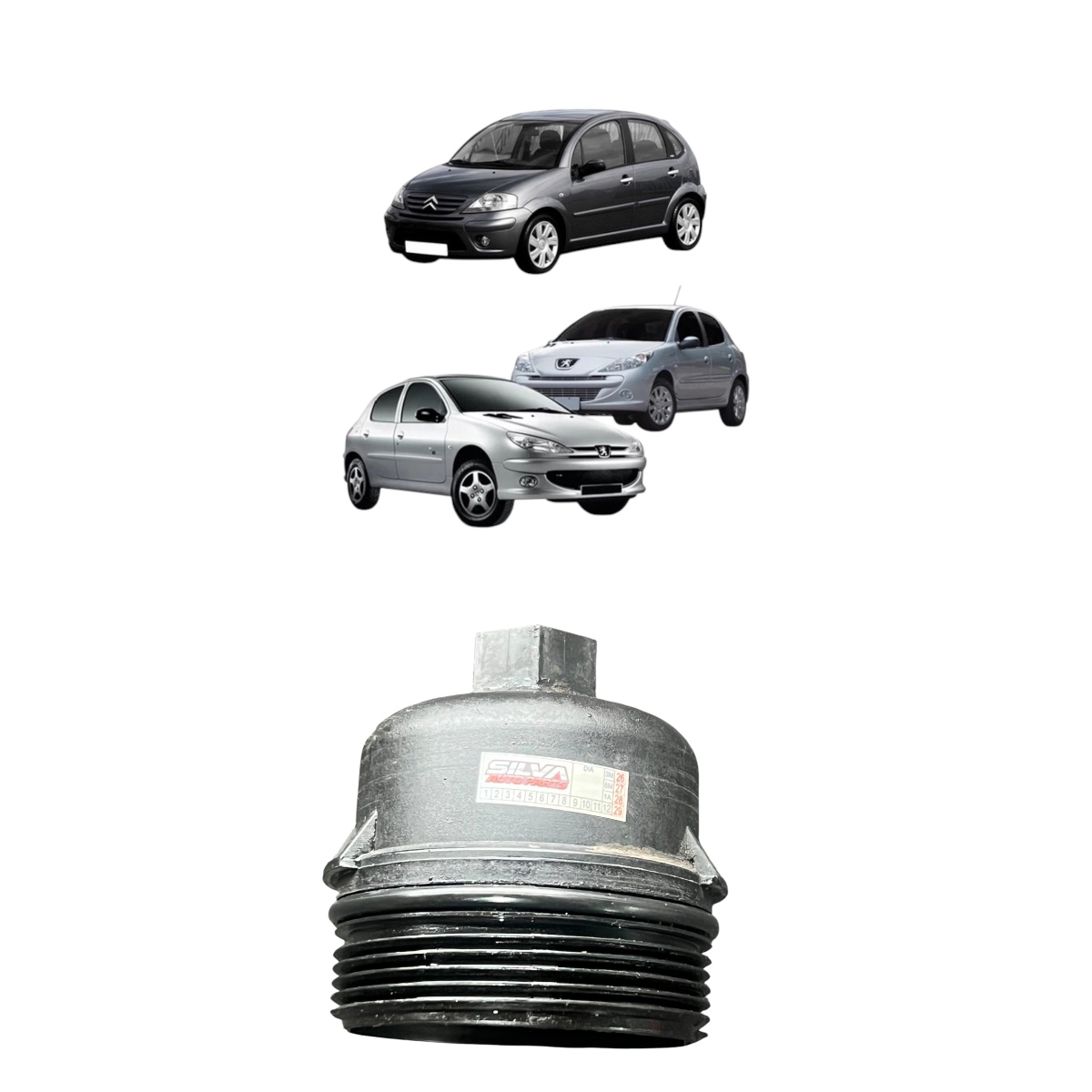 Tampa Copo Filtro Oleo do Motor Peugeot/citroen 1.4/1.6 - Imagem 2
