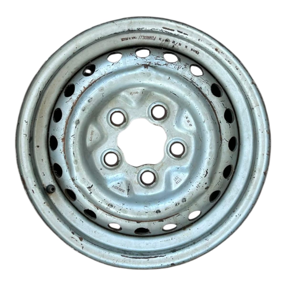 Roda De Ferro Aro 14 Vw Kombi Original 1997 2014 - Imagem 2