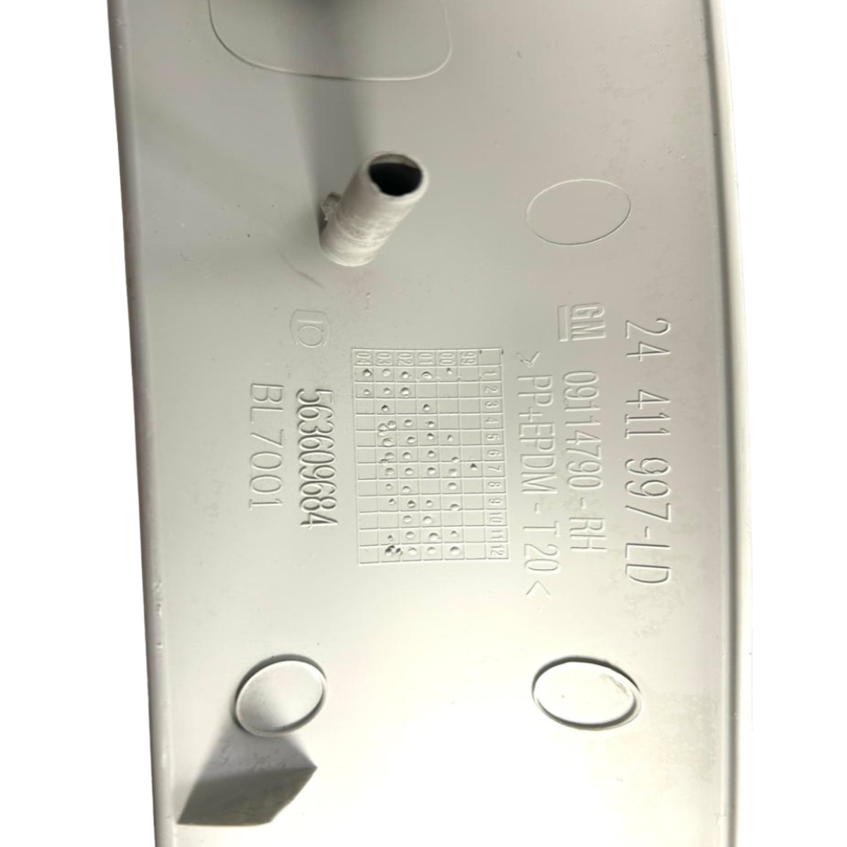 Moldura Coluna Parabrisa Lado Direito Corsa Montana 09114790 - Imagem 7