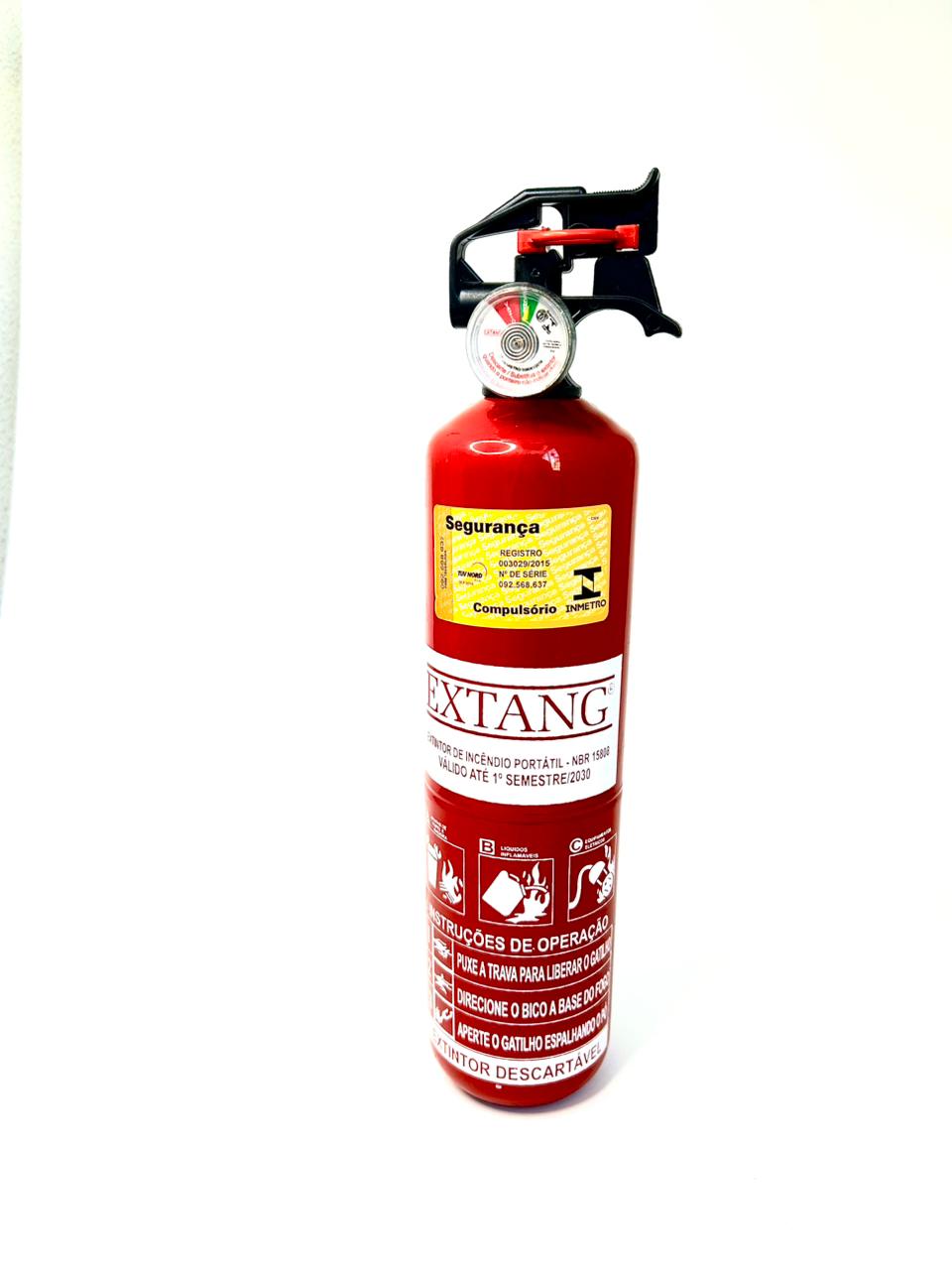 Extintor P1 ABC Automotivo 1kg Universal Extang